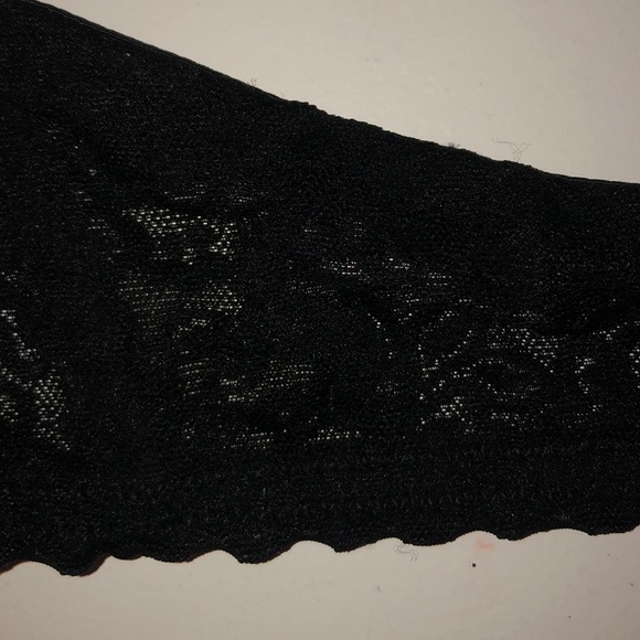 Aerie strapless black lace push up bra - Picture 4 of 5